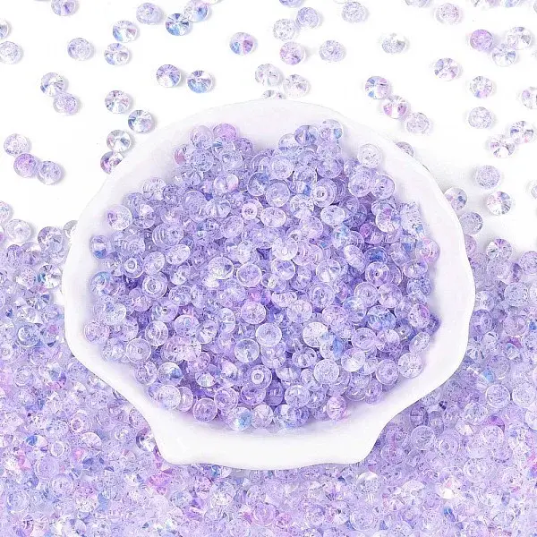 Baking Paint Transparent Glass Beads