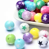 Round Acrylic Craft Beads