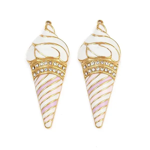 304 Stainless Steel Enamel Pendants