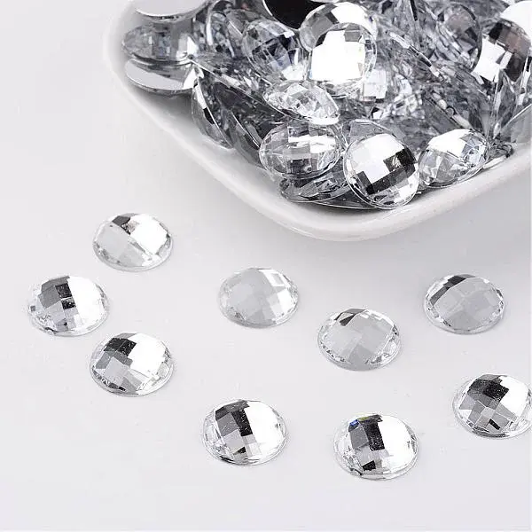 Acrylic Rhinestone Cabochons