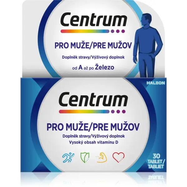 Centrum Multivitamín pro muže tablety s multivitamínovým komplexem 30 tbl
