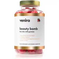 Venira Beauty Bomb gumoví medvídci pro krásné vlasy, pleť a nehty příchuť Forest Fruit 60 ks