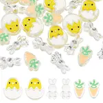 30Pcs 3 Style Transparent Acrylic Enamel Beads