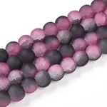 Crackle Glass Beads Strands