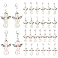 40Pcs 2 Colors Alloy Pendants