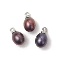 Dyed Natural Cultured Freshwater Pearl Pendants