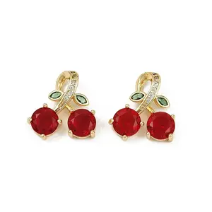 Brass Micro Pave Cubic Zirconia Pendants