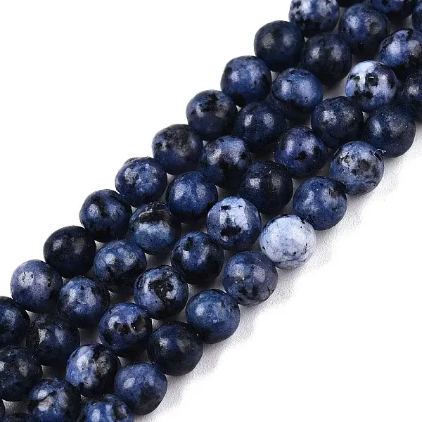 Dyed Natural White Jade Beads Strands