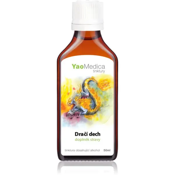 YaoMedica Dračí dech bylinná tinktura pro normální funkci dýchacího systému 50 ml