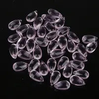 5Pcs Transparent Glass Beads
