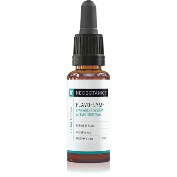 Neobotanics Flavo-Lymf bylinná tinktura pro lymfatický systém a cévní soustavu 50 ml