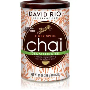 David Rio Tiger Spice Chai Decaffeinated prášek na přípravu nápoje 398 g