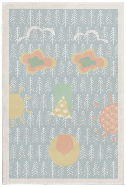 Kusový koberec 120x180cm feliz - modrá/mix barev