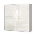 Dvoudveřová posuvná skříň tiana š.230cm - béžová