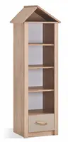 Dětská knihovna boom - dub colorado/šedá