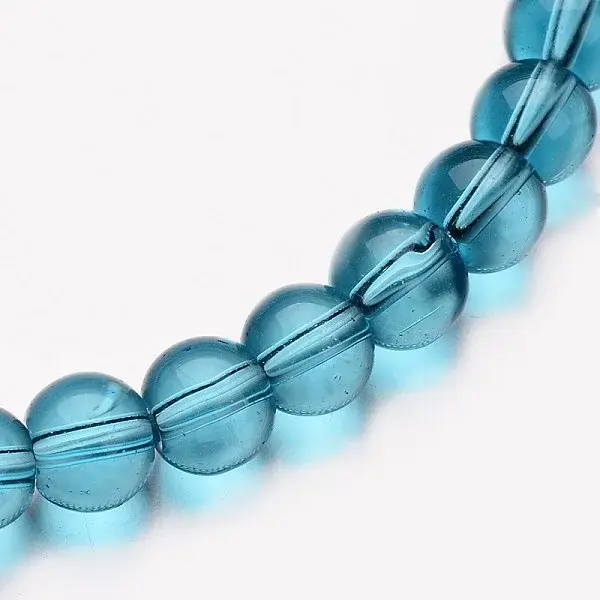 Glass Round Bead Strands