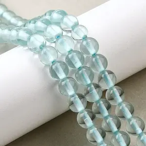 Watermelon Stone Glass Beads Strands