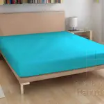 22-froté prostěradlo - tyrkysová - 90 x 200 cm