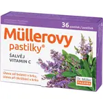 Dr. Müller Müllerovy pastilky® šalvěj a vitamin C pastilky při chřipce a nachlazení 36 ks