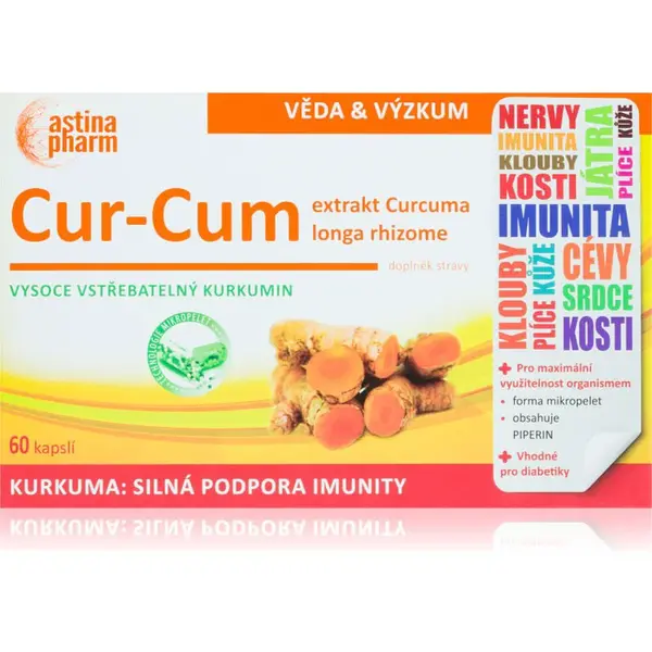 Astina Cur-Cum kapsle pro podporu imunitního systému 60 cps