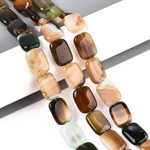 Natural Agate Beads Strands