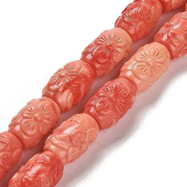 Synthetic Shell Beads Strands