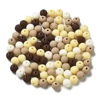 Frosted Opaque Acrylic Beads