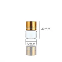 Clear Glass Bottles Bead Containers