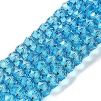 Transparent Glass Beads Strands