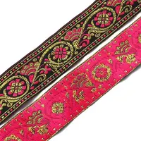 Ethnic Style Embroidery Polyester Ribbons