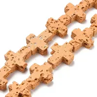 Synthetic Lava Rock Beads Strands