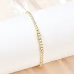 925 Sterling Silver Micro Pave Cubic Zirconia Tennis Bracelets for Women