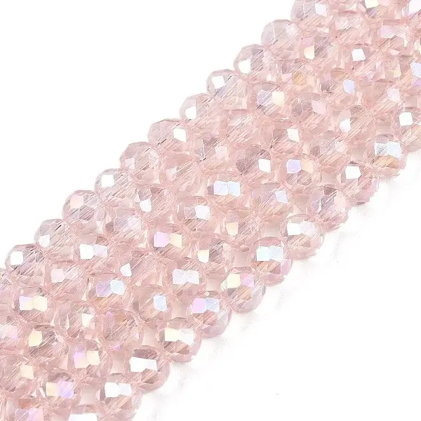 Electroplate Glass Beads Strands