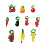 60Pcs 10 Style Handmade Lampwork Pendants