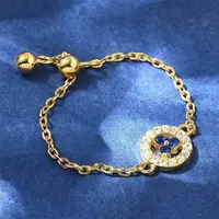 925 Sterling Silver Micro Pave Cubic Zirconia Slide Rings