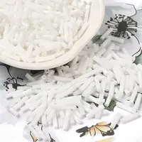 Baking Painted Glass Twist Bugle Beads