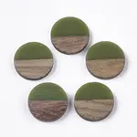 Resin & Walnut Wood Cabochons
