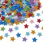 480Pcs 8 Colors EVA Glitter Powder Stickers