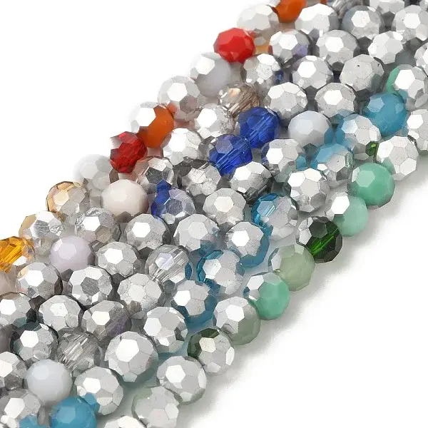 Electroplate Glass Beads Strands