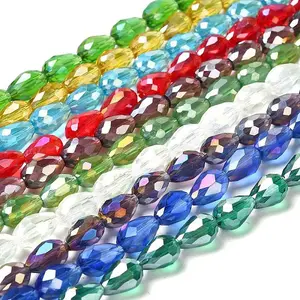Electroplate Glass Beads Strands