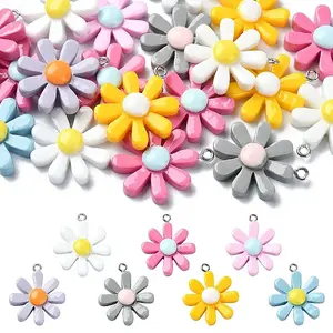 20Pcs Opaque Resin Pendants