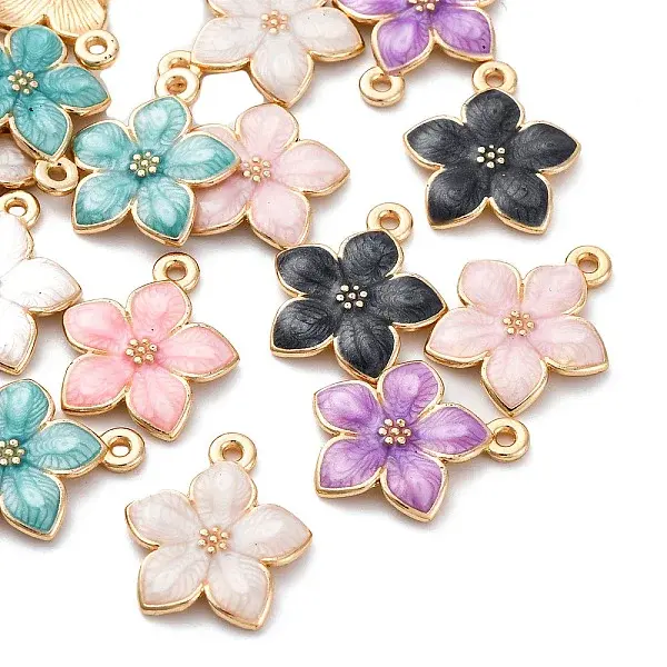 Zinc Alloy Enamel Pendants
