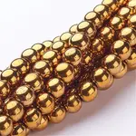 Non-Magnetic Synthetic Hematite Beads Strands