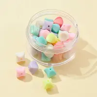 42Pcs Opaque Acrylic Beads