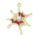 Halloween Alloy Rhinestone Pendants