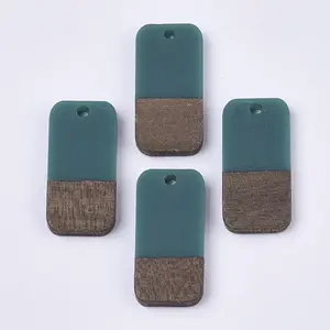 Resin & Walnut Wood Pendants