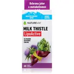 NatureVia Pestrec LipoAktiv kapsuly na podporu funkcie pečene 60 cps