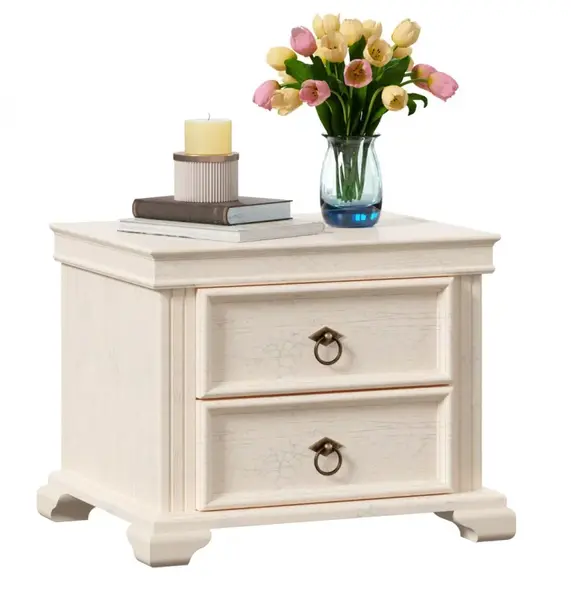 Noční stolek se šuplíky annie - dub provence