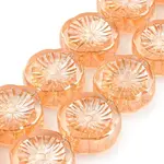 Full Plated Electroplate Glass Transparent Beads Strands