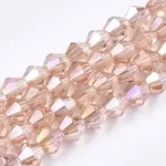 Electroplate Glass Beads Strands